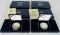 Lot (2) 2004 Lewis & Clark US Mint Silver Proof Dollars MIB