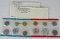 Lot (2) 1968 P & D Mint UNC Sets w/ 40% Clad Silver in Original Envelope