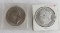 Lot (2) US 90% Silver Dollars. 1881 O Morgan, 1923 Peace