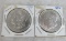 1883 & 1884 Morgan Silver Dollars