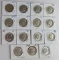 Lot (15) 1964 & 1964-D Kennedy Silver Half Dollars