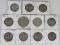Lot (11) 1935-1940 Walking Liberty Silver Half Dollars Mixed Dates