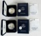 Lot (2) 2003 US Silver Eagle Bullion Coins MIB .999