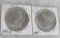 1884-O & 1887 Morgan Silver Dollars