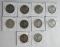 Lot (10) 1942-1944 Walking Liberty Silver Half Dollars