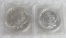 1887 & 1889 Morgan Silver Dollars