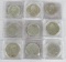 Lot (9) 1960's Canadian Silver Dollars (80%)