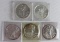 Lot (5) American Silver Eagle $1 Mixed Years