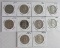 Lot (10) 1963 & 1963-D Franklin Silver Half Dollars