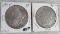 1887-O & 1892-O Morgan Silver Dollars
