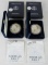 Lot (2) 2000 US Silver Eagle Bullion Coins MIB .999