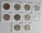 Lot (10) 1963 & 1963-D Franklin Silver Half Dollars