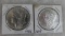 1886 & 1889 Morgan Silver Dollars