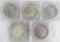 Lot (5) 1921 Morgan Silver Dollars