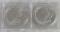 1885 & 1886 Morgan Silver Dollars