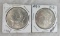 1921 & 1921-D Morgan Silver Dollars