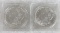 1896 & 1898 Morgan Silver Dollars