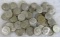 Lot (60) Mixed Date 1960's (40%) Silver Kennedy Half Dollars ($30.00 Face)
