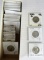 Lot (35) Mixed Date Standing Liberty & Washington Silver Quarters