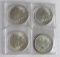 1922, 1923, 1923, 1925 Peace Silver Dollars