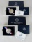 Lot (2) 2002 US Military Academy Bicentennial Silver Dollar Coins MIB