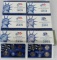 Lot (6) 2001 - 2005 US Proof Sets w/ State Quarters MIB