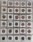 Album of US Error Coins- Cents, Dimes, Nickels, Quarters, Halves.