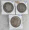 1881, 1889-O, 1890-O Morgan Silver Dollar Lot