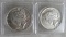 1922-D & 1926-D Peace Silver Dollars