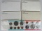 Lot (5) 1970's P & D Mint UNC Sets in Original Envelope