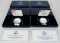Lot (2) 2002 US Military Academy Bicentennial Silver Dollar Proof Coins MIB