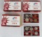 Lot (3) 2004 US 90% Silver Proof Sets
