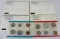 Lot (4) 1969 P & D Mint UNC Sets w/ 40% Clad Silver in Original Envelope