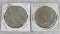 1928-S & 1935 Peace Silver Dollars