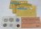 Lot (3) 1964 P Silver Mint Proof Sets in Original Envelope