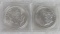 1886 & 1889 Morgan Silver Dollars