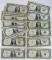 Lot (22) 1957 Series $1 Silver Certificate Notes