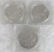 1884, 1889, 1900 Morgan Silver Dollars