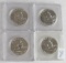 1957, 1958, 1959, 1969 Proof Silver Franklin Half Dollars
