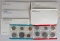 Lot (5) 1970's P & D Mint UNC Sets in Original Envelope