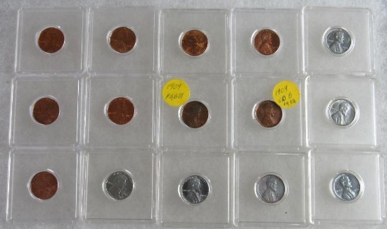 Group High Grade Lincoln Wheat Cents