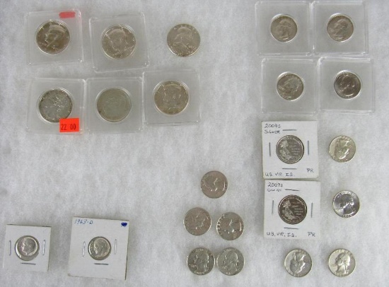Estate Lot ($6.95 Face) High Grade US 90% Silver Coins