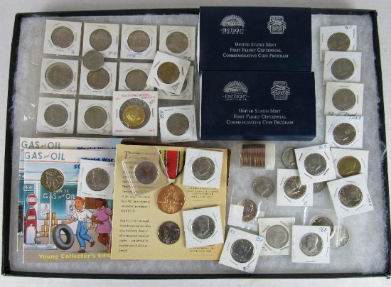 Large Lot (54) Assorted US .50 Half Dollars
