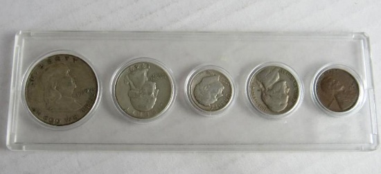1949 US Silver Coin Set in Whitman Holder (Circulated)