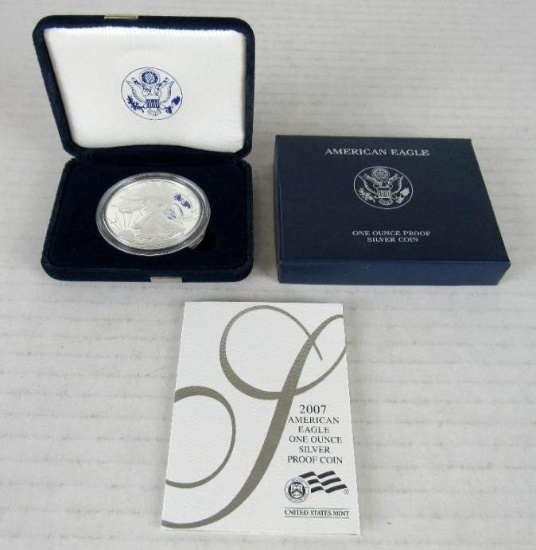 2007 US Silver Eagle Bullion Coin MIB .999