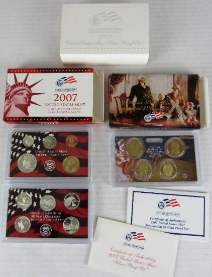2007 US 14 Coin Silver Proof Set MIB