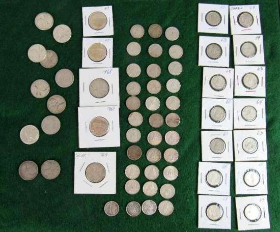 Huge Lot ($8.80 Face) Vintage Canadian Silver Coins