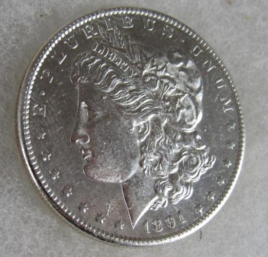 1891-S Morgan Silver Dollar High Grade