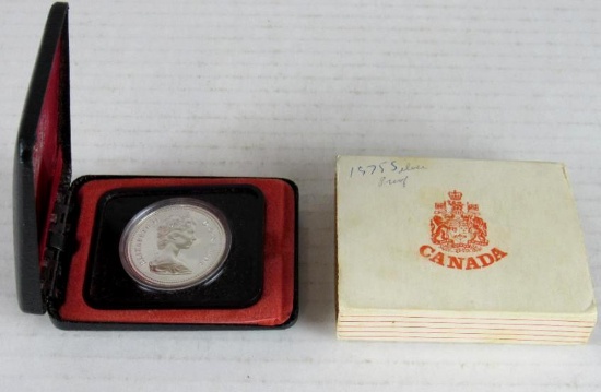 1975 Canadian Proof Silver Dollar