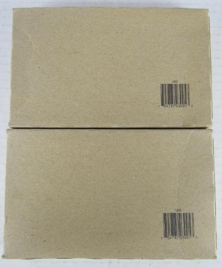 Lot (2) Sealed 2008 P & D US Mint (28 Coin) Sets w/ Dollars